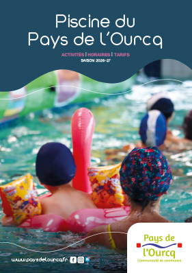 Couverture du dépliant de la Piscine du Pays de l'Ourcq
