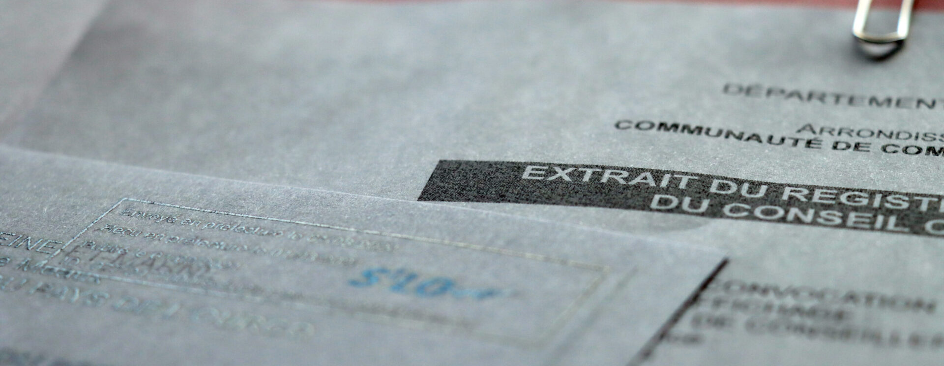 Zoom sur un acte administratif de la Communauté de communes du Pays de l'Ourcq