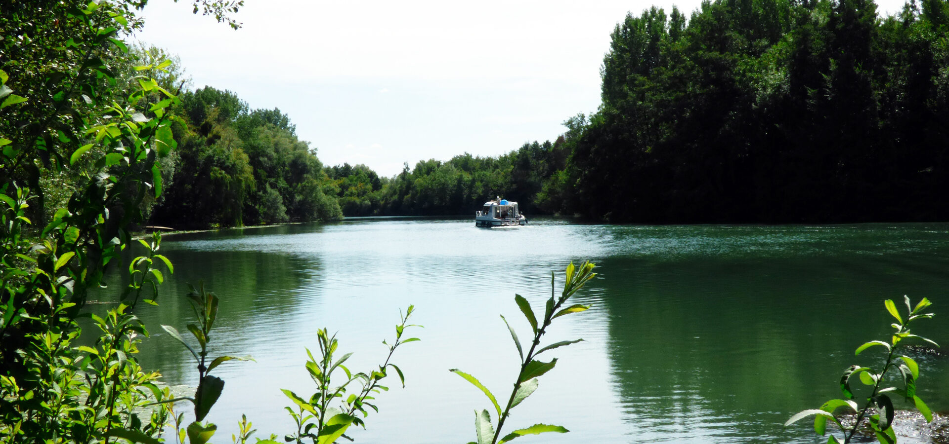Vue des bords de Marne à Mary-sur-Marne