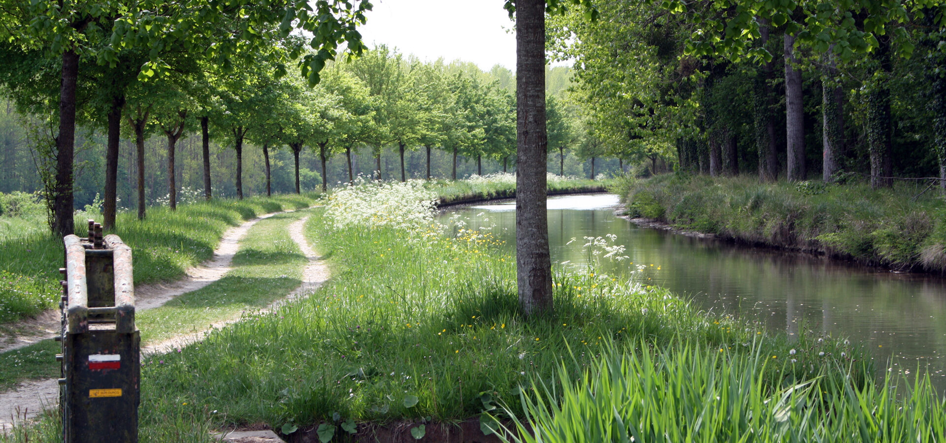 Vue du canal de l'Ourcq à Lizy-sur-Ourcq