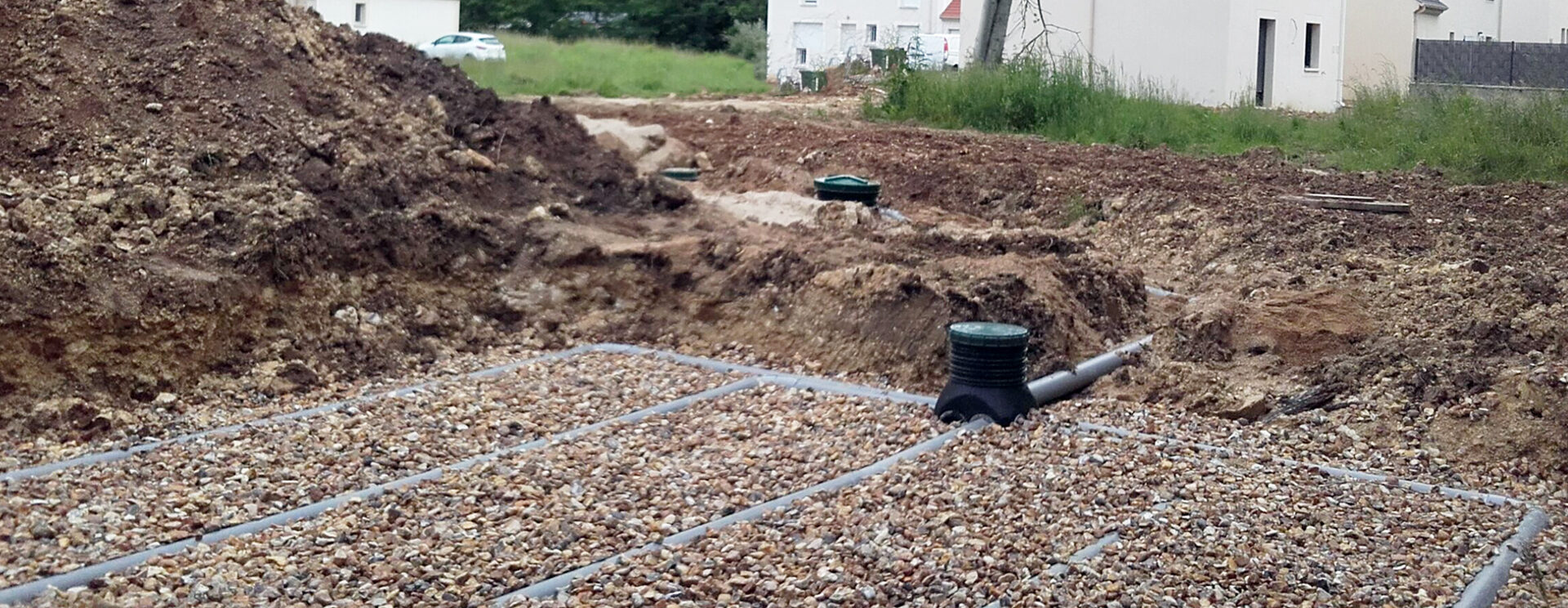 Exemple d'une installation d'assainissement non collectif