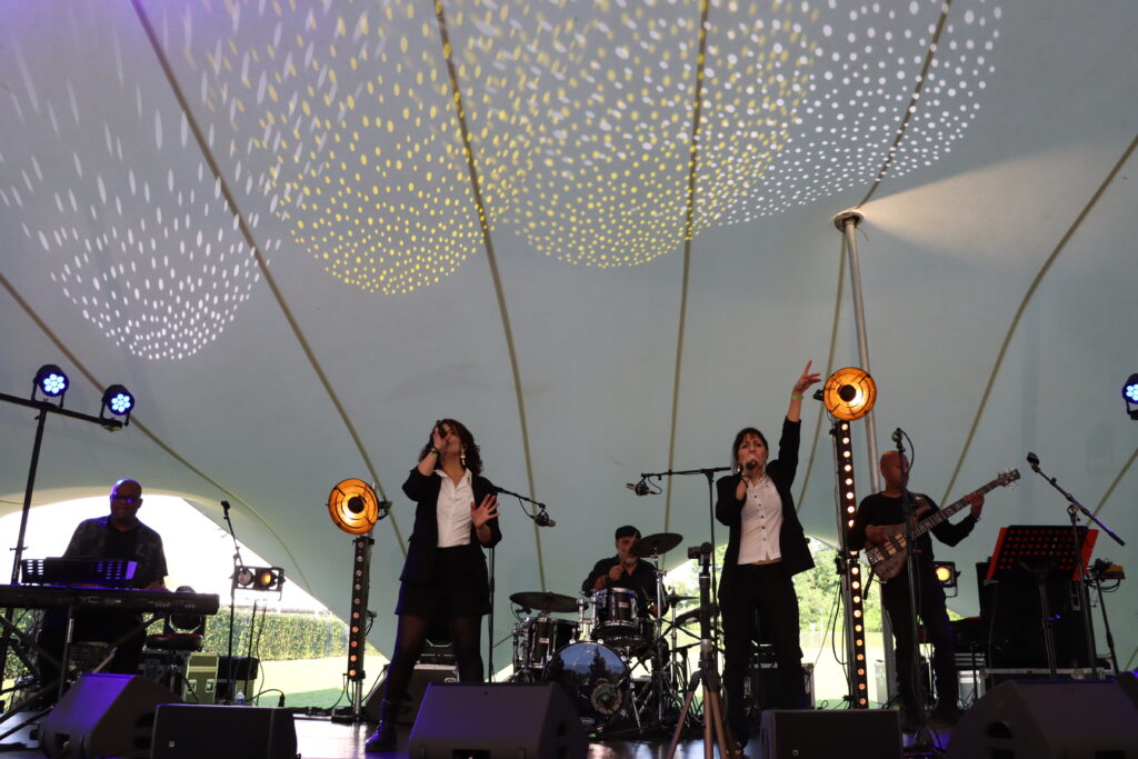 Le groupe EGCM Project, sur scène, lors de la 1ère édition du festival Ourcq'N Jazz - Agrandir l'image, fenêtre modale