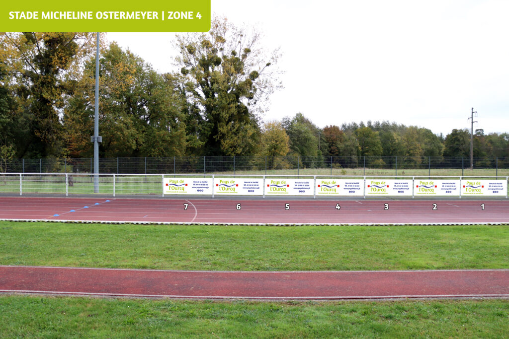 Emplacements publicitaires - Stade Micheline OSTERMEYER (Zone 4) - Agrandir l'image, fenêtre modale