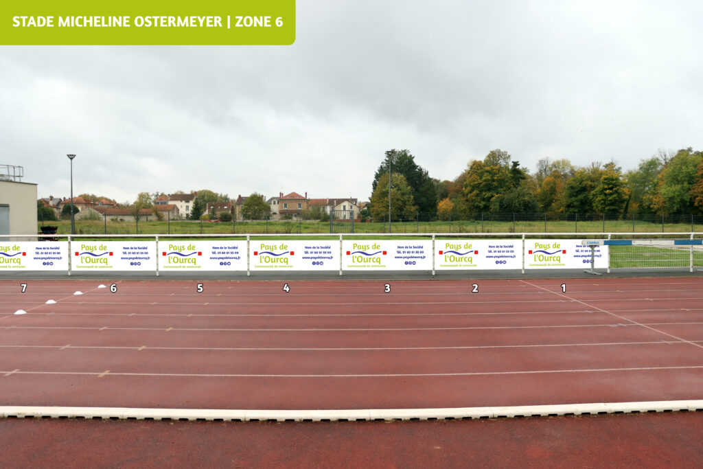 Emplacements publicitaires - Stade Micheline OSTERMEYER (Zone 6) - Agrandir l'image, fenêtre modale